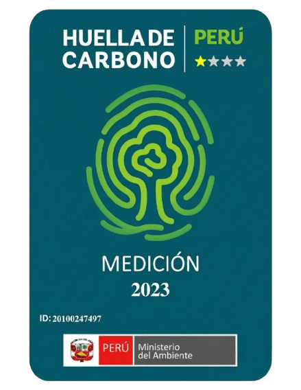 Sello Huella de Carbono Perú, nivel Medición 2023 — Ministerio del Ambiente